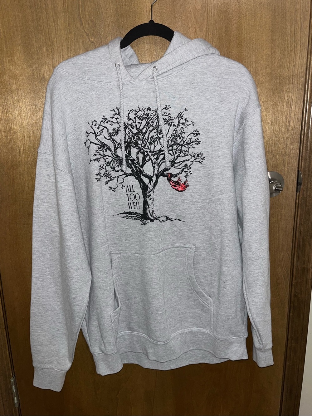 Taylor Swift Light Gray 'All Too Well' Hoodie